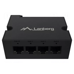 LANBERG DIN-GE4-BT-90W 1XIN 3XOUT 1GB INDUSTRIAL